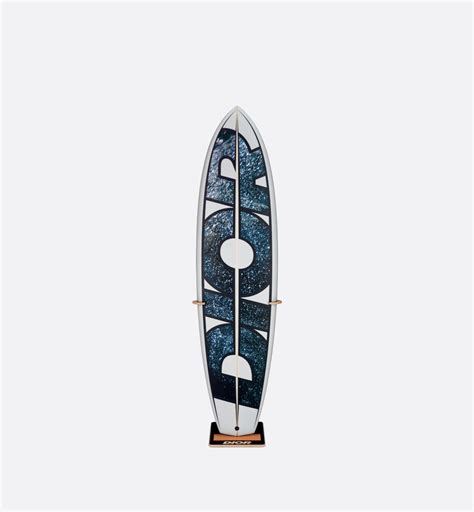 DIOR AND NOTOX Surfboard Gray Board with Navy 